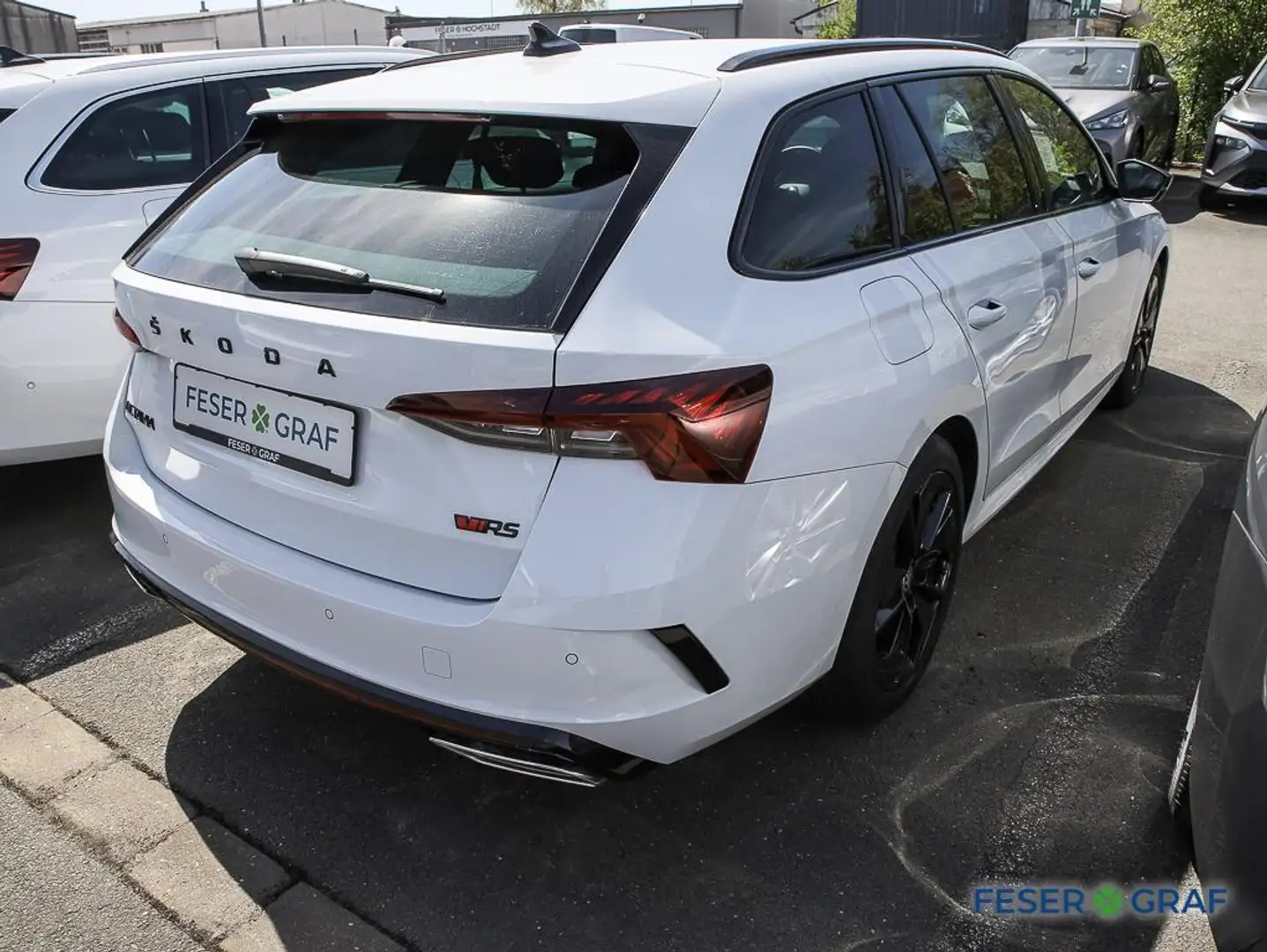 Skoda Octavia Combi RS 2.0 TDI DSG Navi AHK LED SiHz Weiß - 2