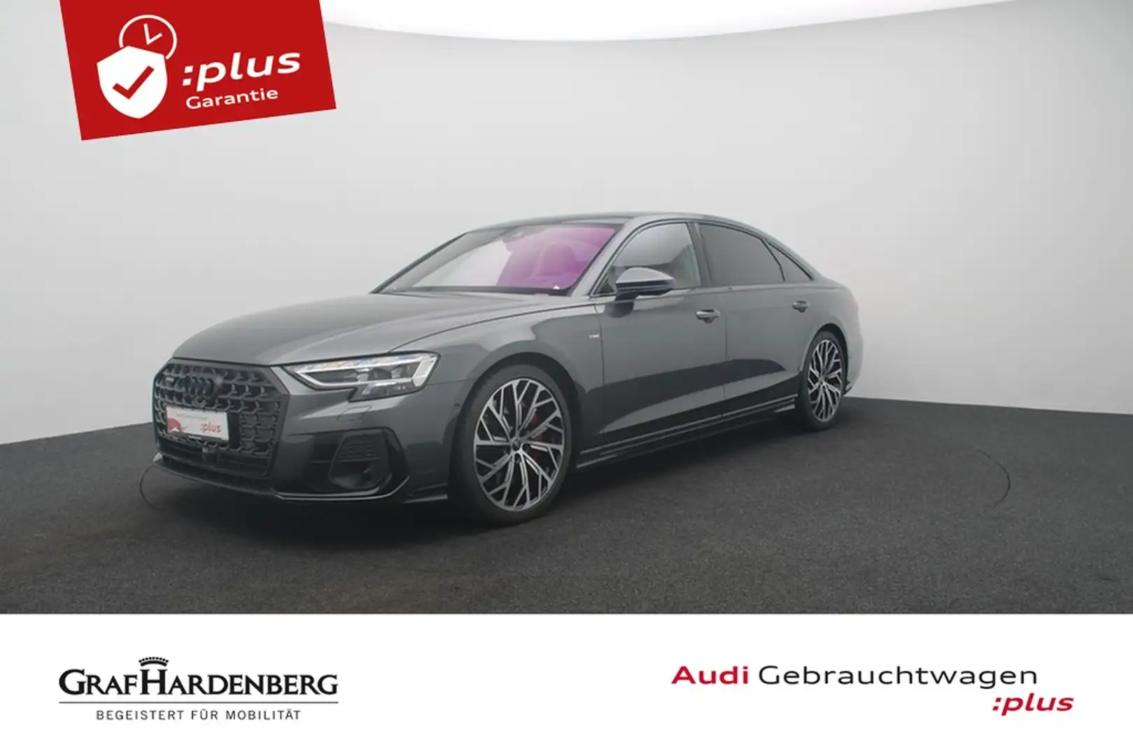 Audi A8 L 60 TFSI quattro S line Matrix Navi B&O HuD Grijs - 1