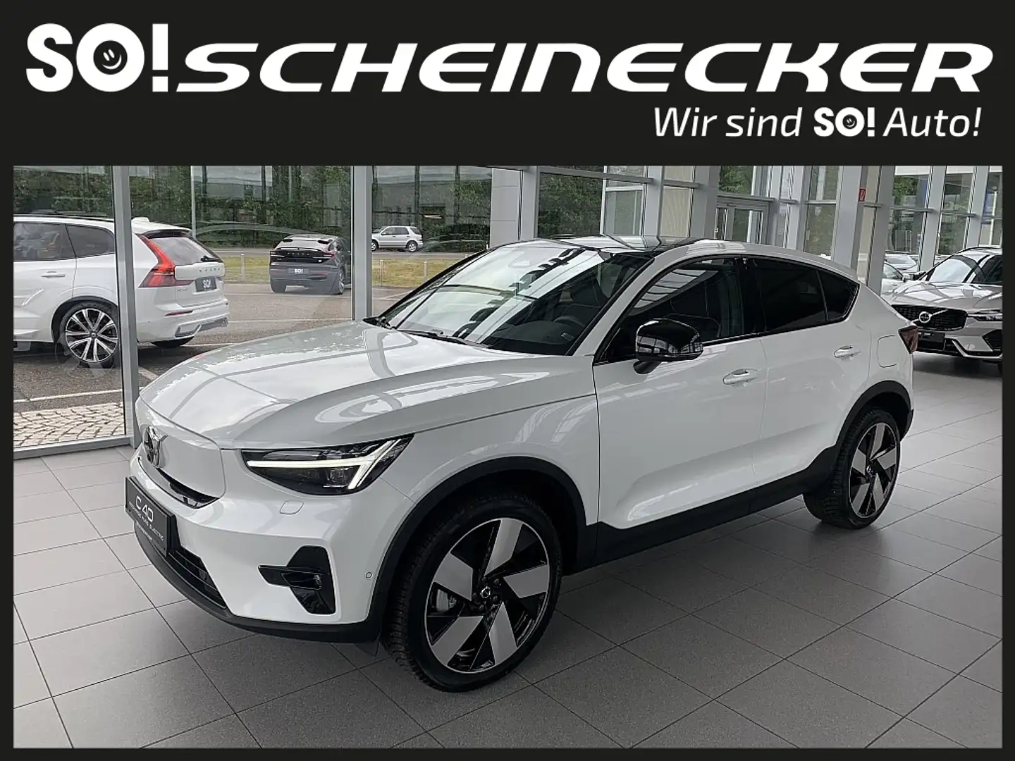 Volvo C40 Recharge Single 67kWh Ultimate Blanc - 2