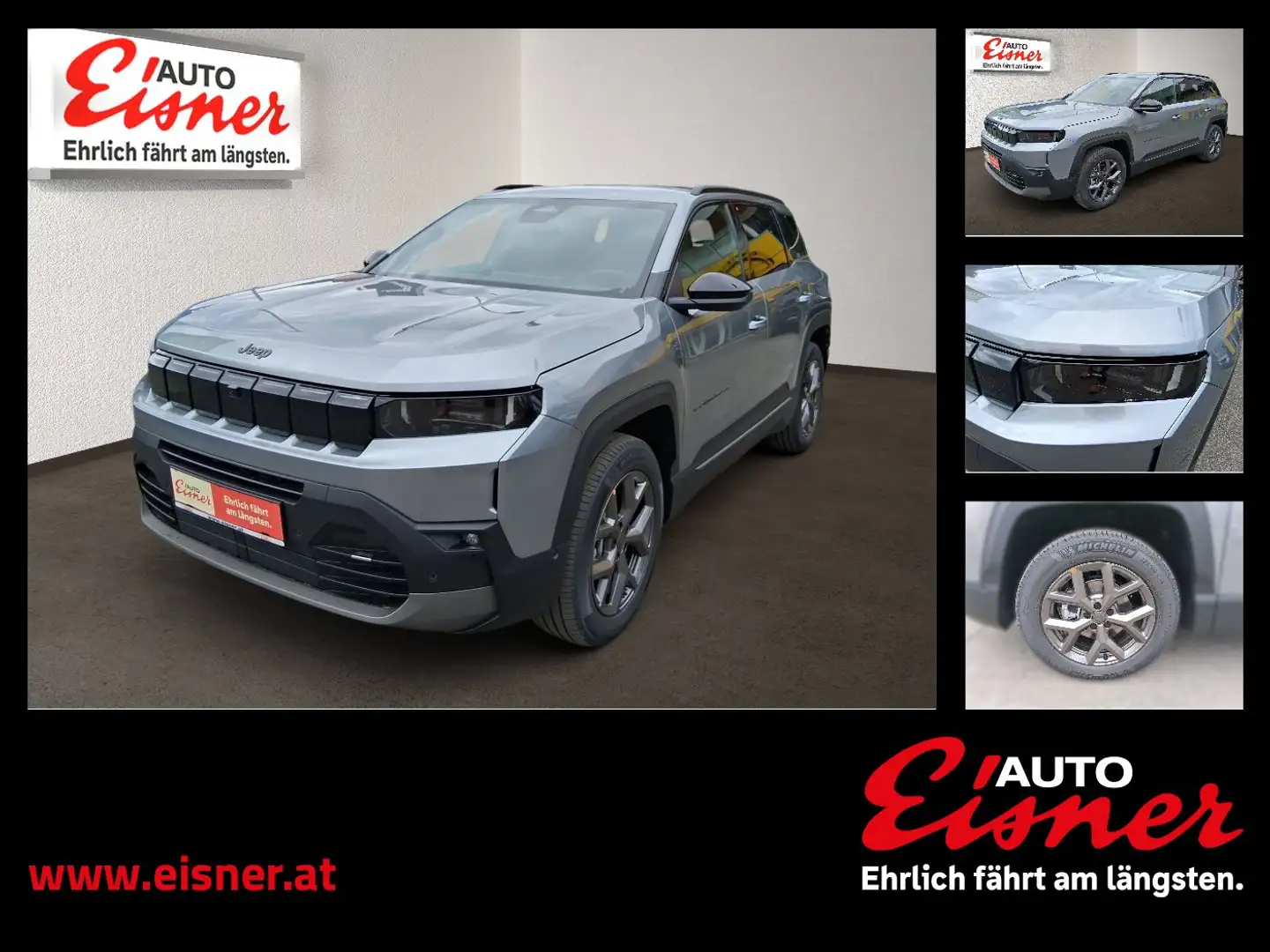 Jeep Compass 1.2 E-HYBRID FIRST ED Grau - 1