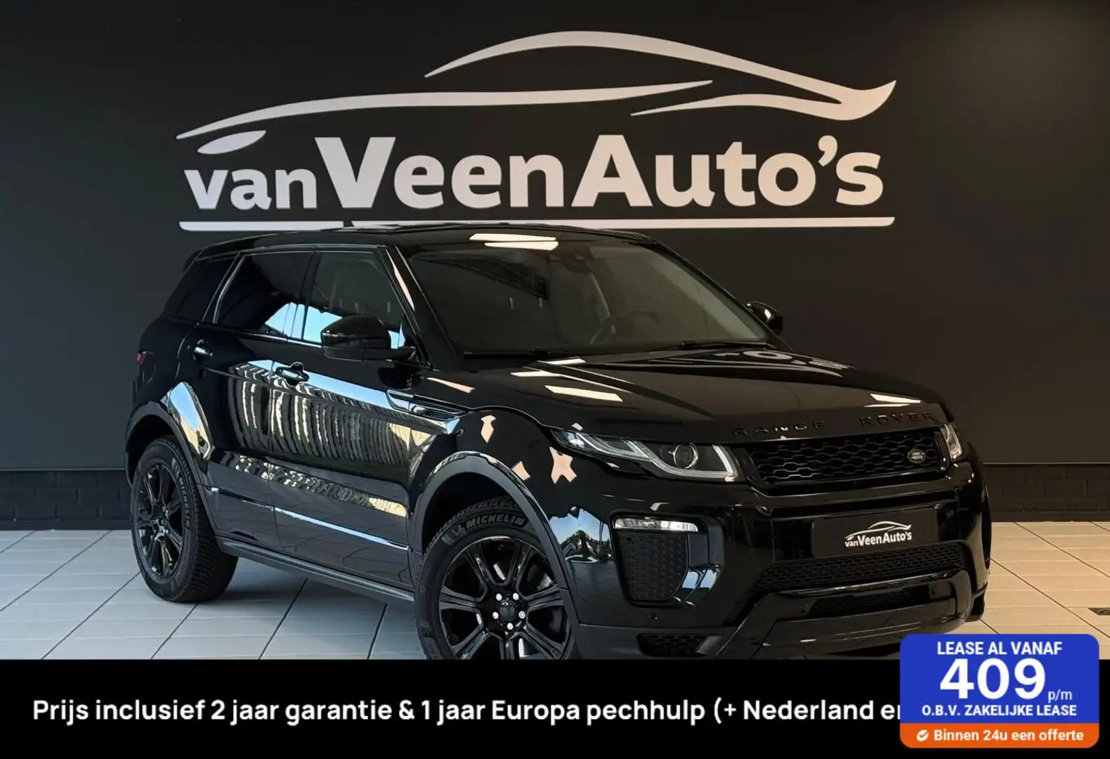 Land Rover Range Rover Evoque 2.0 Si4 HSE Dynamic Zwart - 1