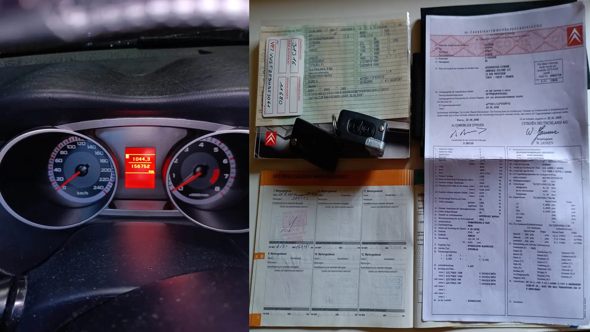 Citroen C-Crosser Motorschaden! C-Crosser - Bj.2009-4x4 Allrad Black - 2