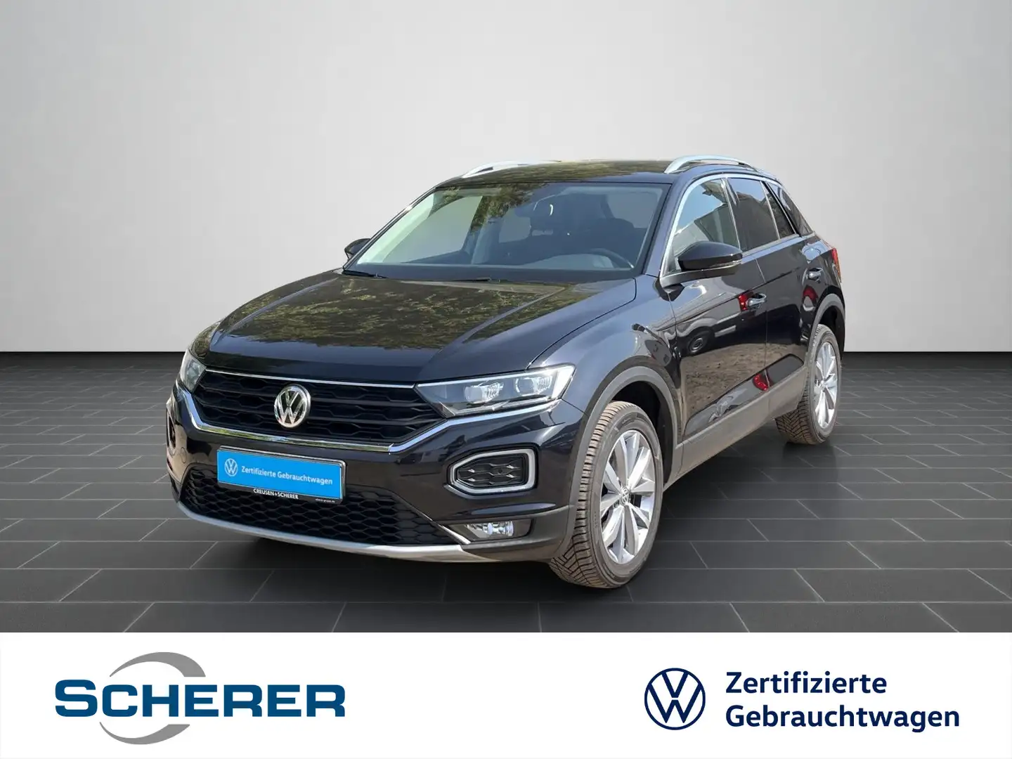 Volkswagen T-Roc 1.0 TSI NAVI DAB RFK KLIMA ACC Schwarz - 1