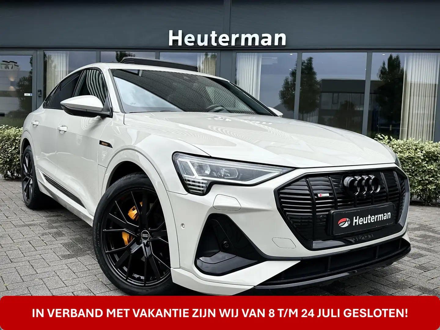 Audi e-tron Sportback 50 Quattro S Line Black Ed/ Krijt/ B&O/ Żółty - 1