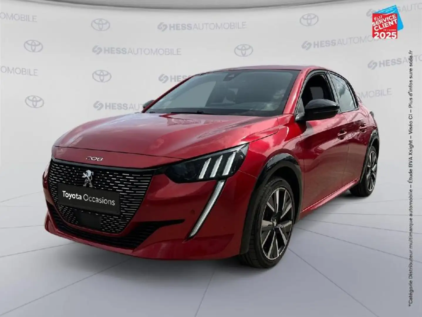 Peugeot e-208 1.2 PureTech 100ch S\u0026S GT Line Rosso - 1