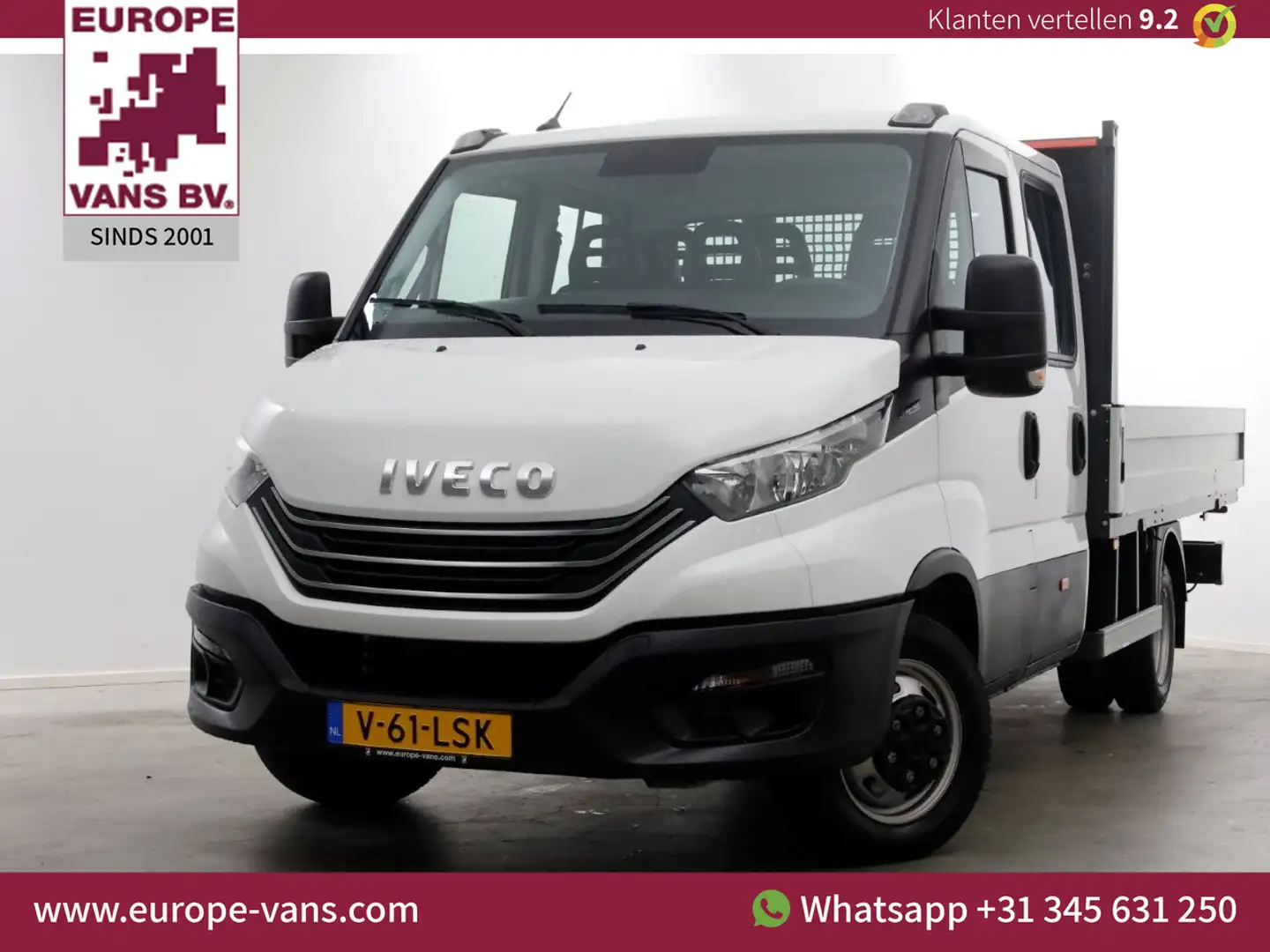 Iveco Daily 35C14 136pk E6 Open Laadbak D.C. Trekhaak 3500kg 0 Blanc - 1