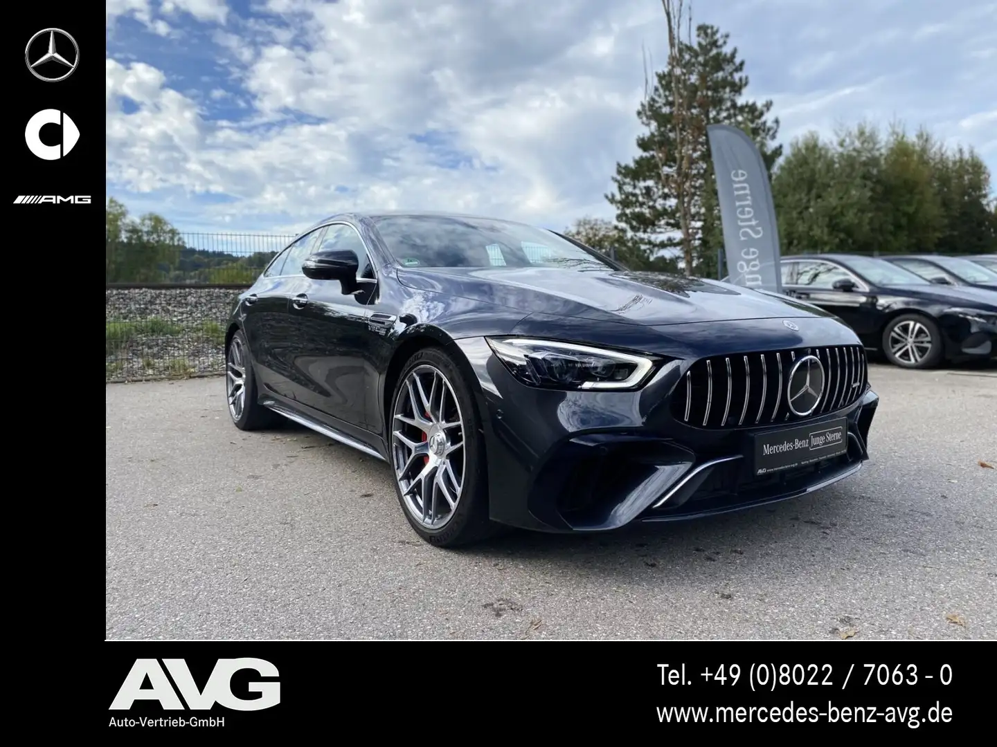 Mercedes-Benz AMG GT Mercedes-AMG GT 63 4MATIC+ MBUX|MBEAM|DIST|BURM|21" AHK Grau - 2