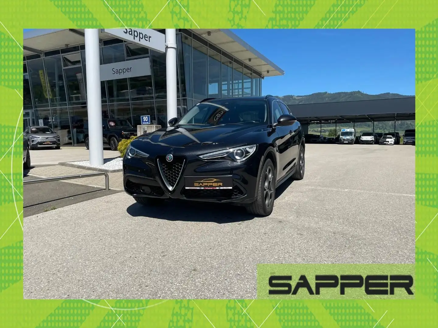 Alfa Romeo Stelvio 2,0 Super Q4 Schwarz - 1