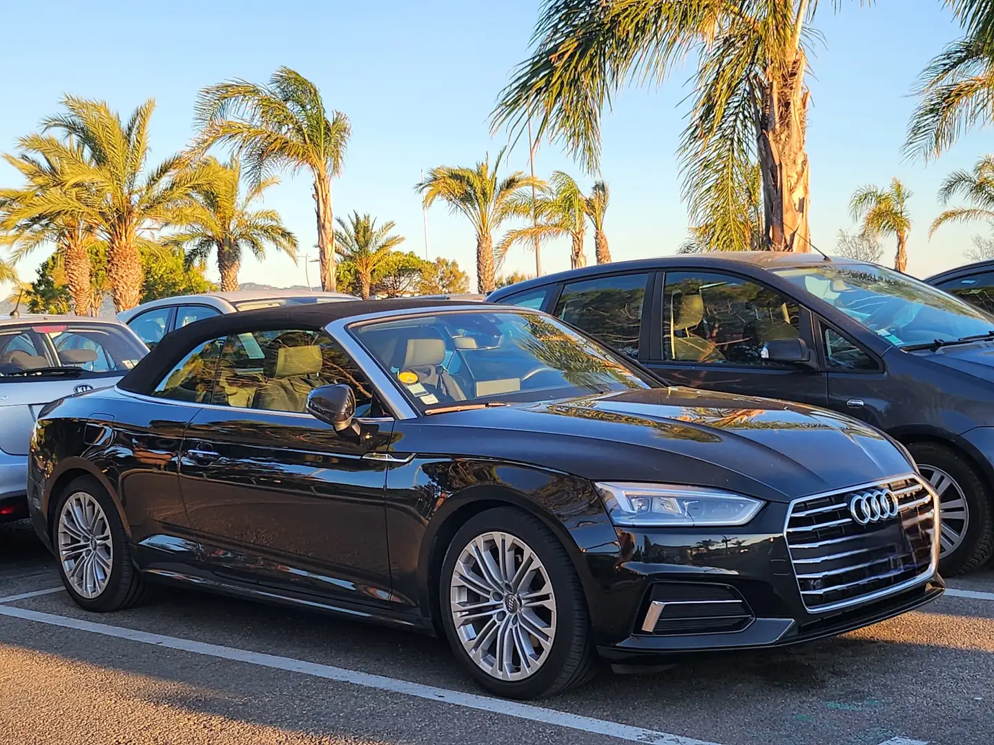 Audi A5 A5 Cabriolet 2.0 TDI 190 D DSG7 Ambition Luxe Noir - 2