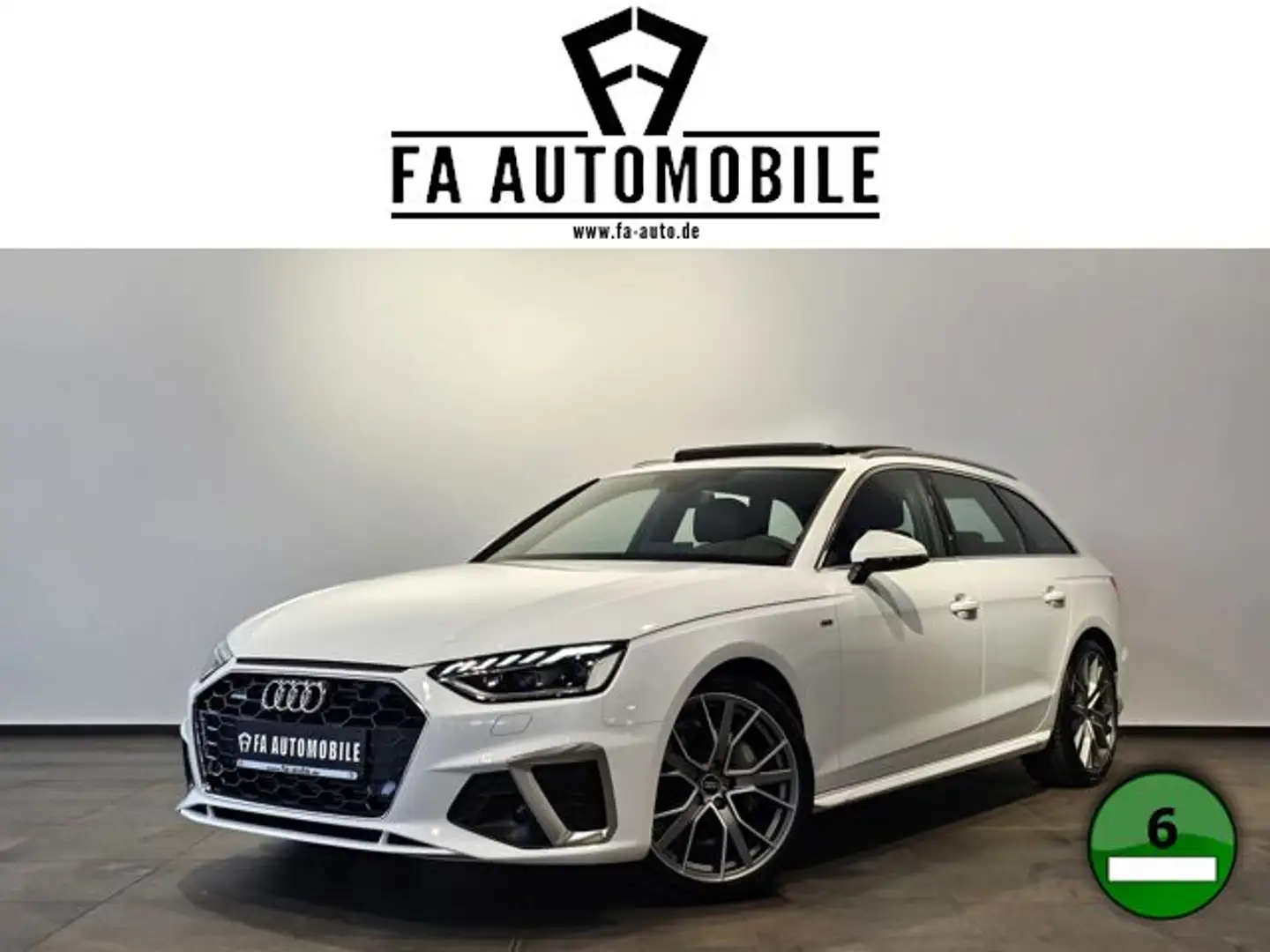 Audi A4 2x S Line Matrix Pano Virtual Massage 19 Zoll Blanc - 1