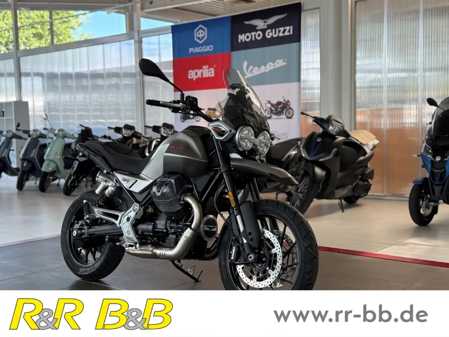 Moto Guzzi V 85 TT E5+ ABS+ASR+GRA+USB+LED+TFT+GARANTIE Gris - 1