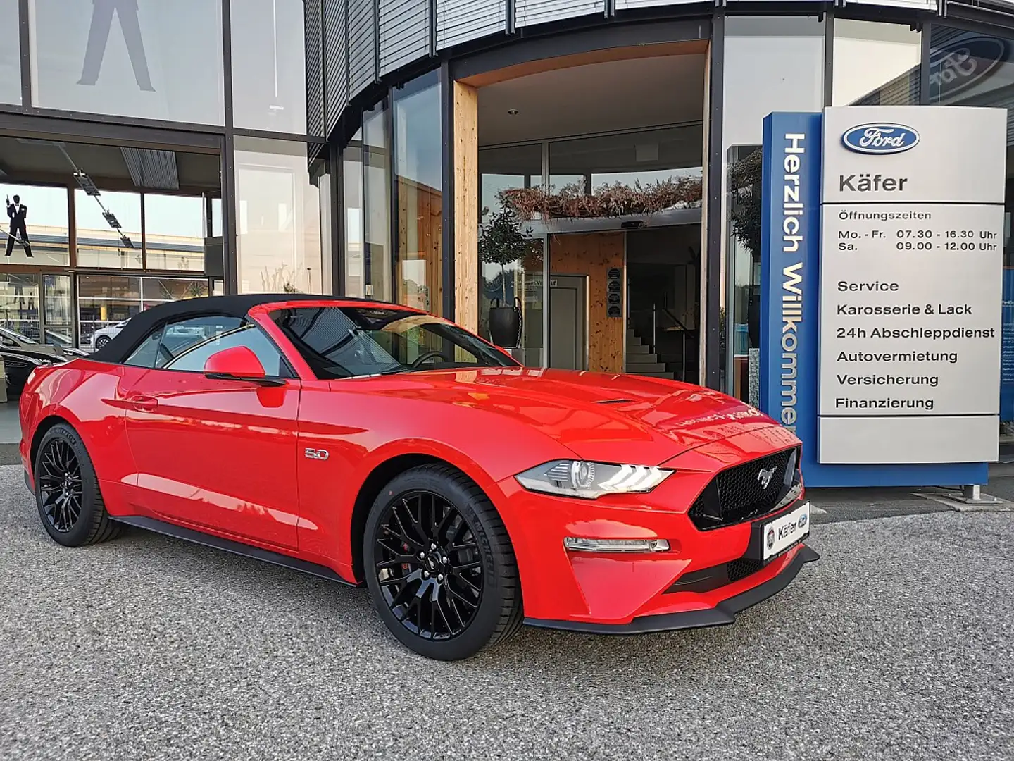 Ford Mustang 5,0 Ti-VCT V8 GT Cabrio Aut. Rot - 2