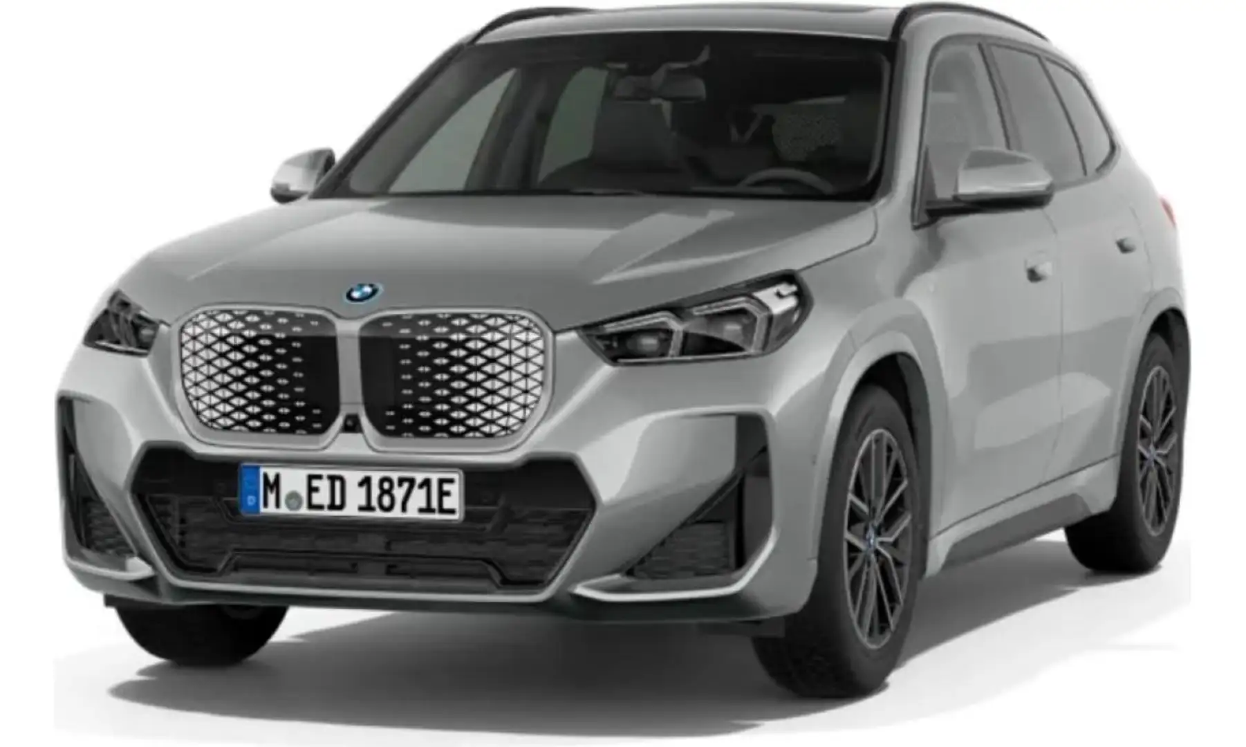 BMW iX1 eDrive20 0,25%DW+MSPORT+HEAD UP+LUXURY+18LM+PANO+A Silber - 2