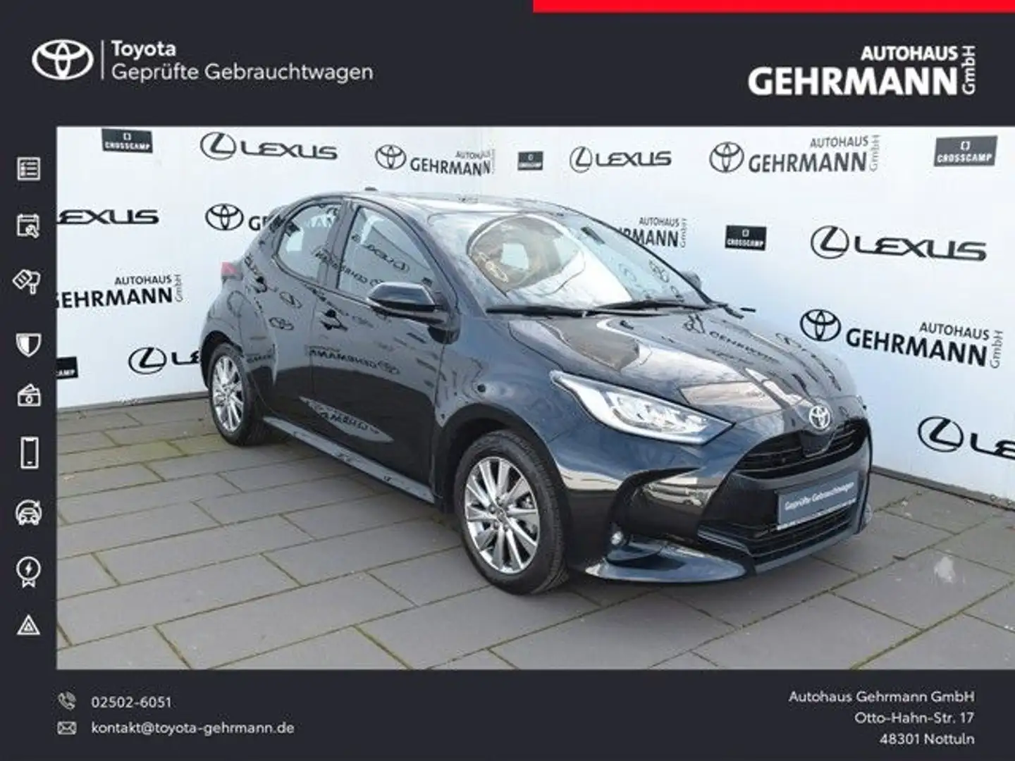 Toyota Yaris Club *CarPlay* Schwarz - 1