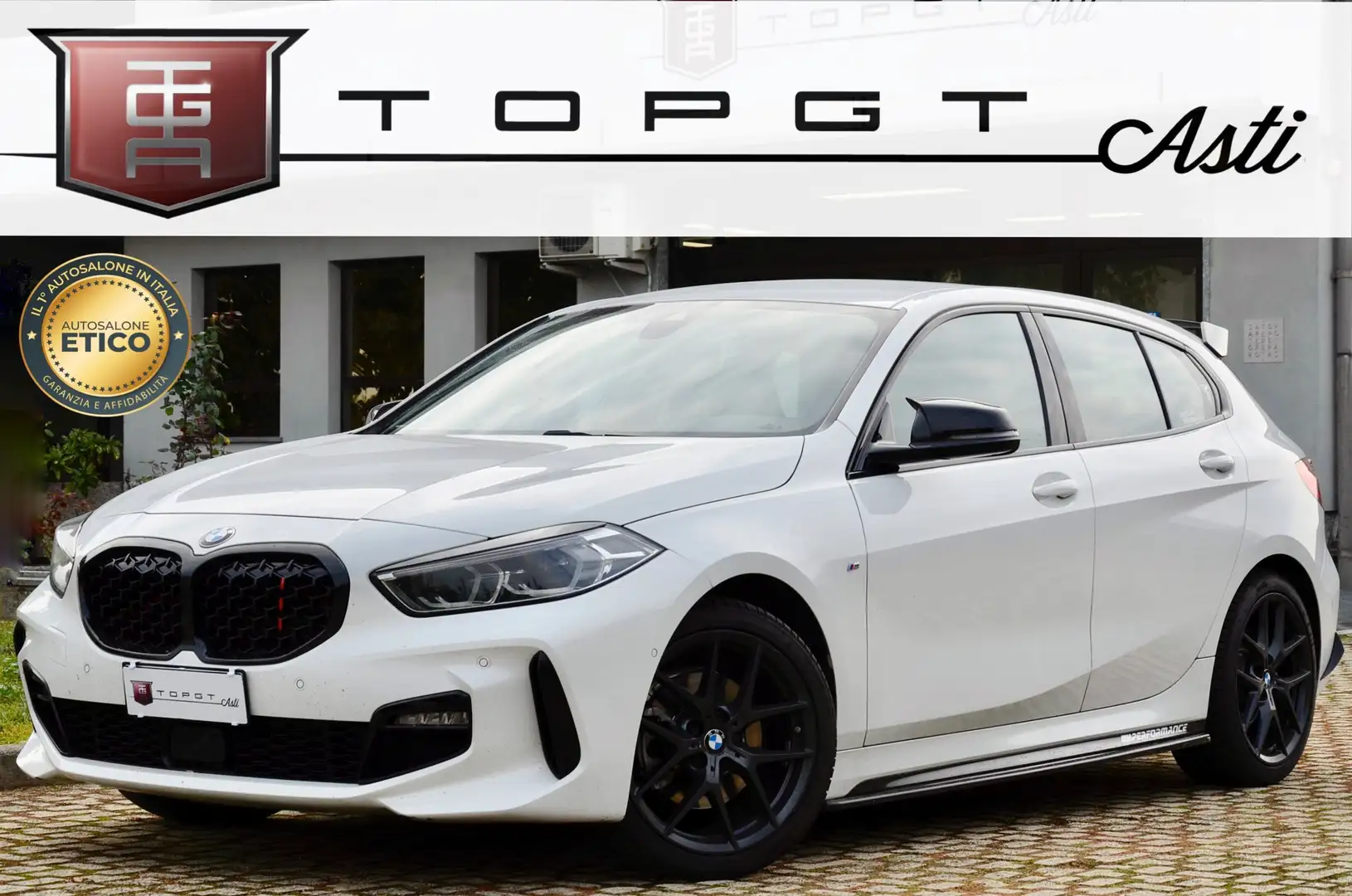 BMW 118 118i Msport 5p 136cv auto UFF ITALIANA, PERMUTE Blanc - 1