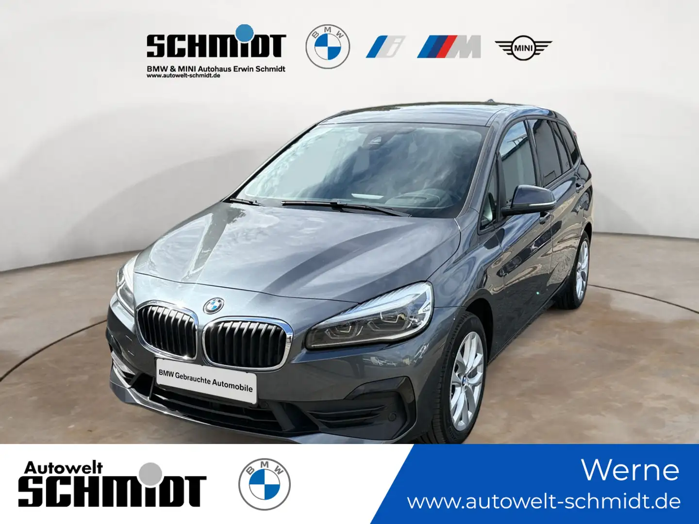BMW 220 d Gran Tourer xDrive Advantage + GARANTIE Gris - 1