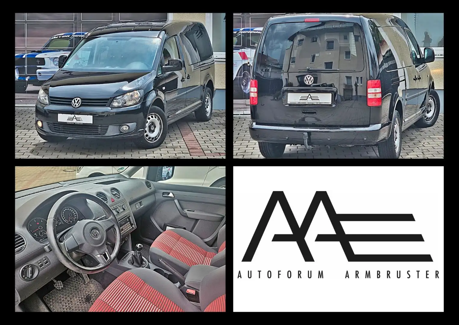 Volkswagen Caddy Maxi Roncalli *Klima/AHK/Sitzheizung/PDC* Schwarz - 1