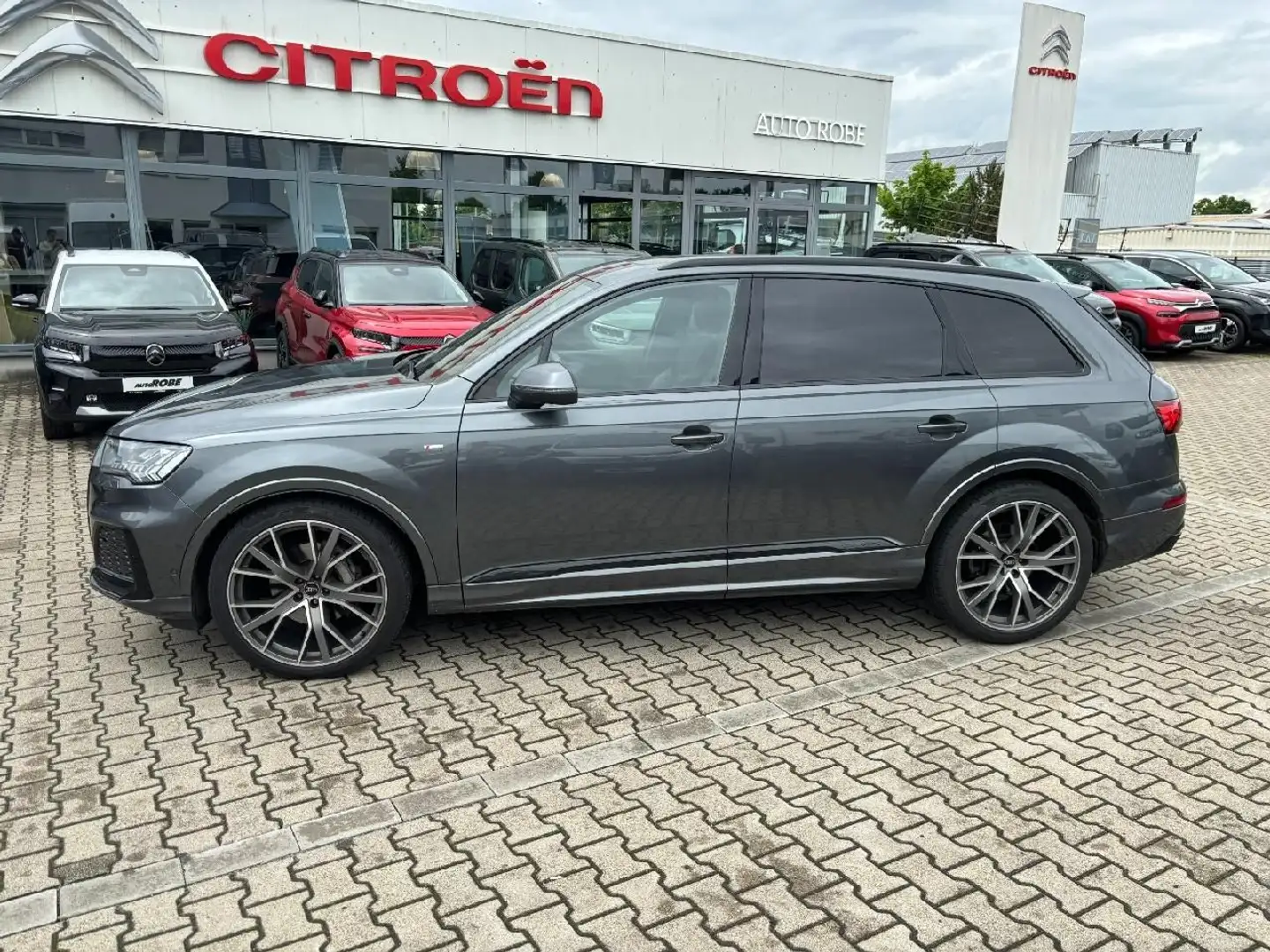 Audi Q7 50 TDI quattro S line Gris - 2