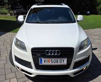 Audi Q7 3,0 TDI V6 quattro DPF Tiptronic weiß S-Line Vollausstattung SUV / Geländewagen
