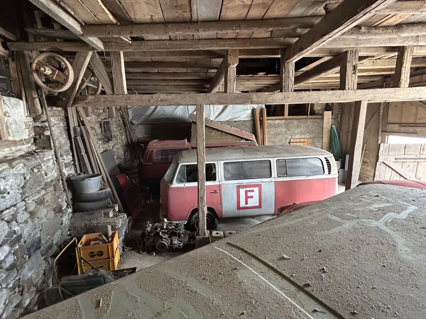 Volkswagen T2 VW T2 Bj 1969 Scheunenfund - 2