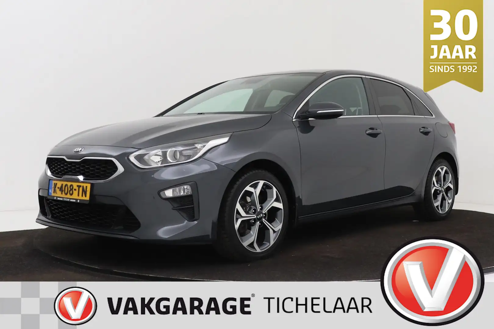 Kia Ceed / cee'd 1.4 T-GDi DynamicPlusLine | CarPlay | Stoel-, Stuu Grijs - 1
