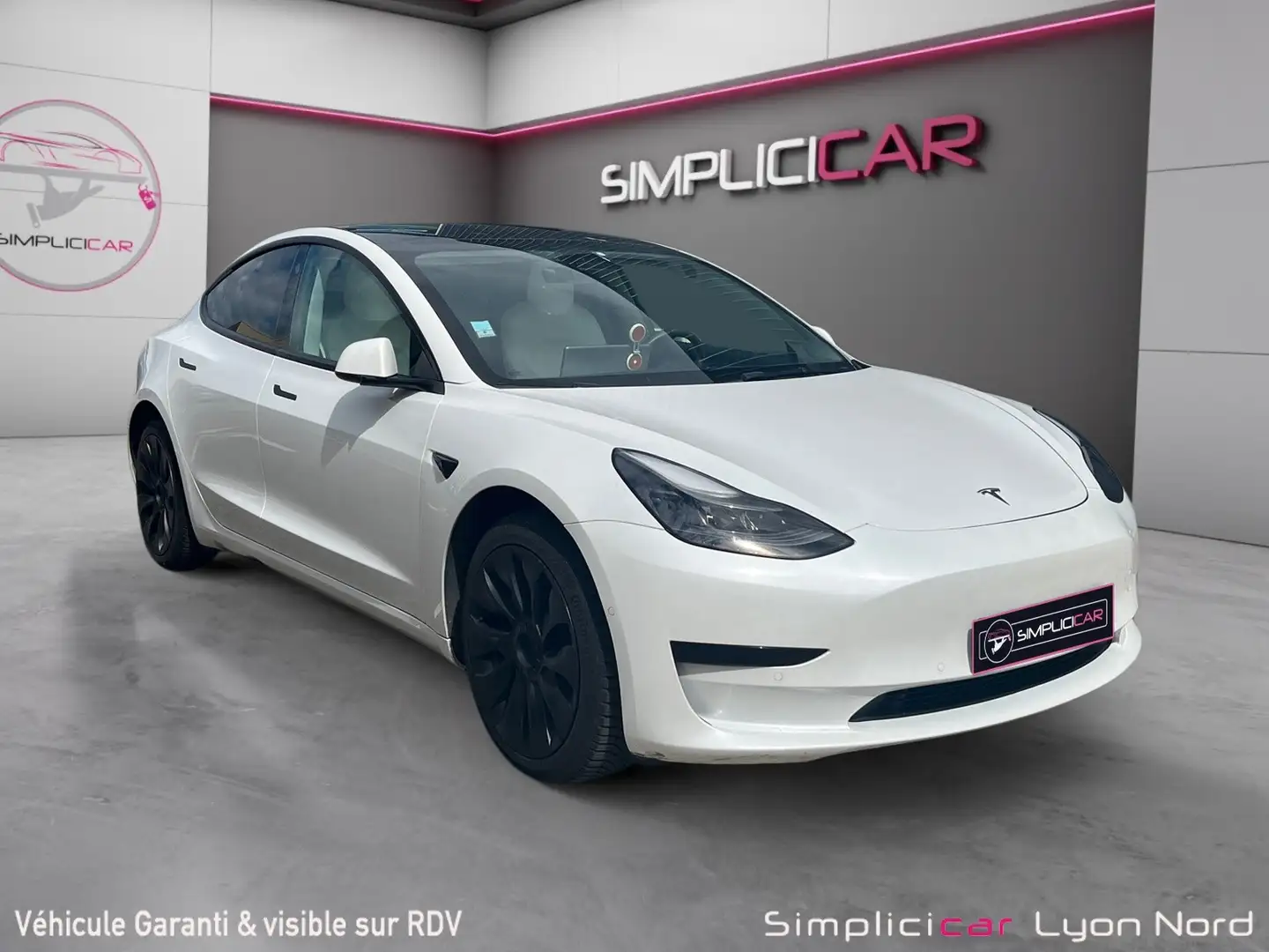 Tesla Model 3 Blanc - 1