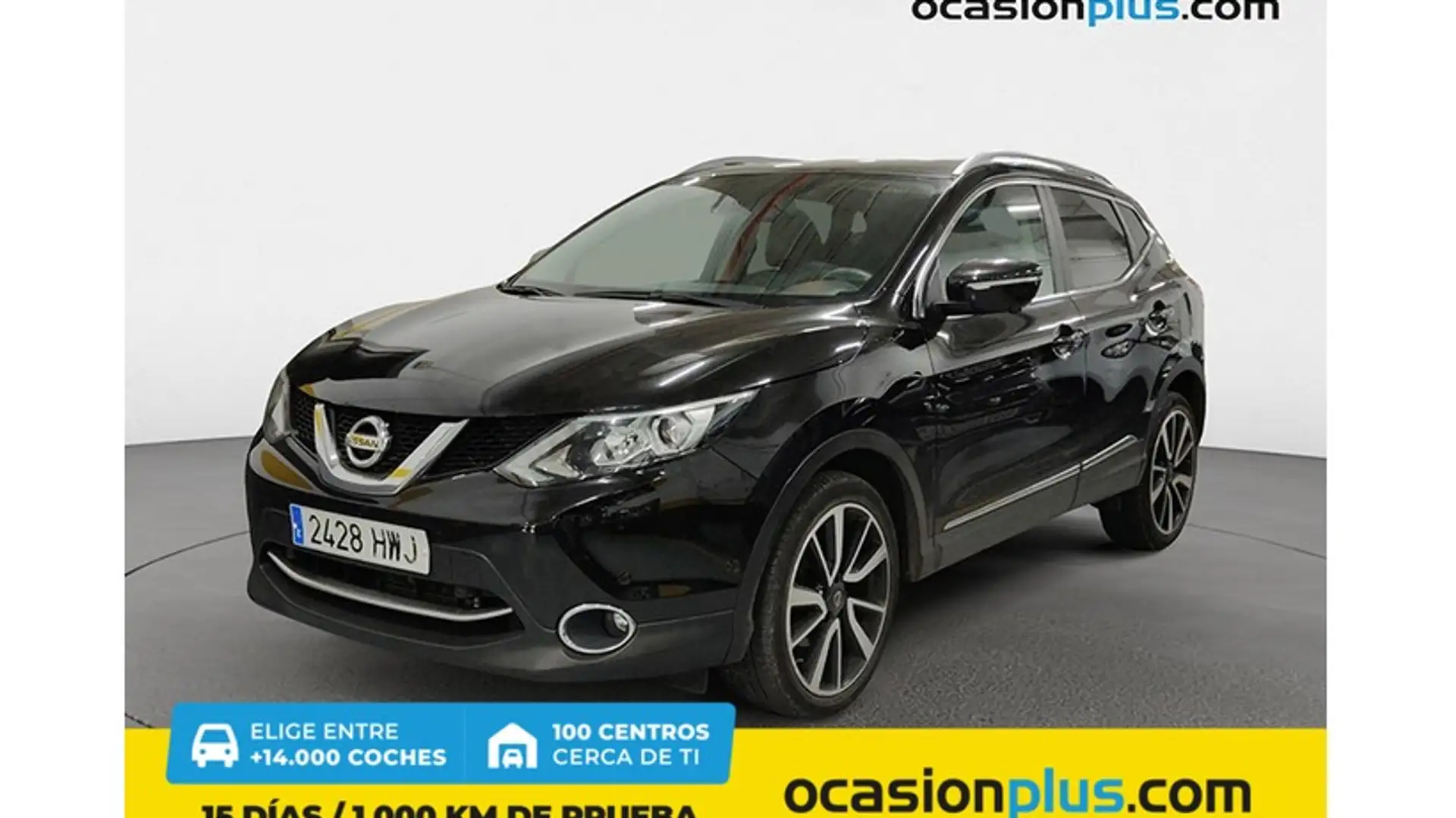 Nissan Qashqai 1.6dCi Tekna 4x2 XTronic 19´´ Zwart - 1