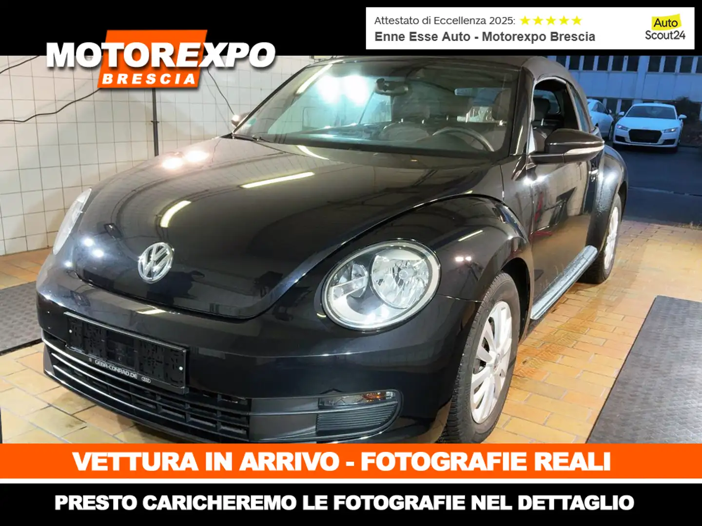 Volkswagen Maggiolino Cabrio 1.2 tsi 105 Cv BM Design Apple Car Play Schwarz - 1