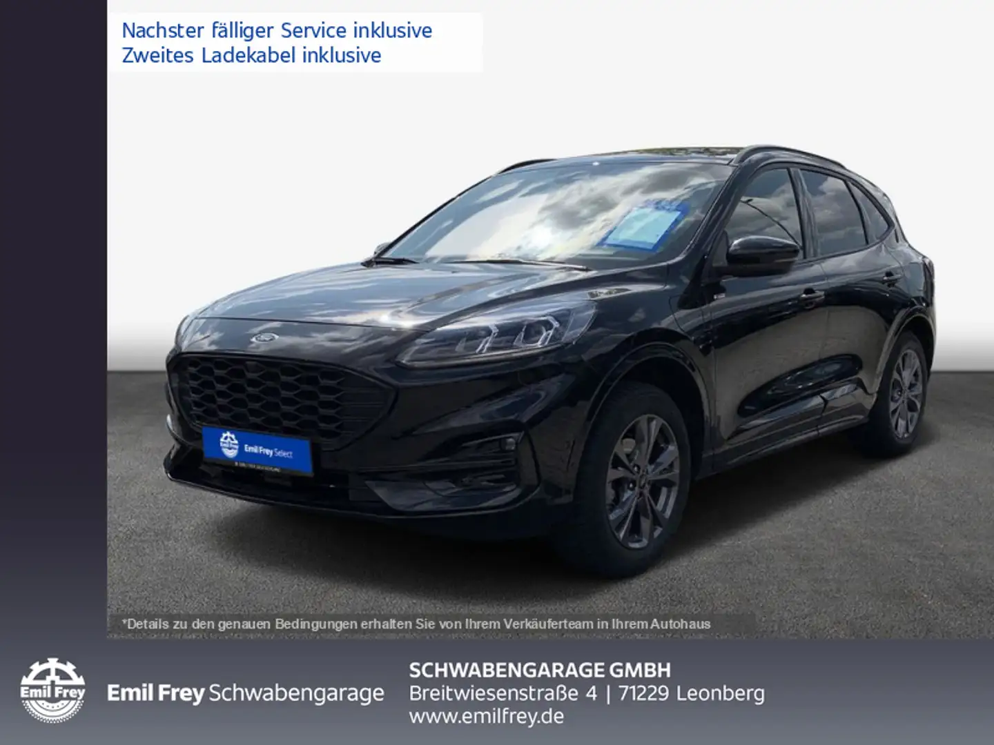 Ford Kuga 2.5 PHEV ST-LINE *PANO *ACC *PDC *CAM Negro - 1