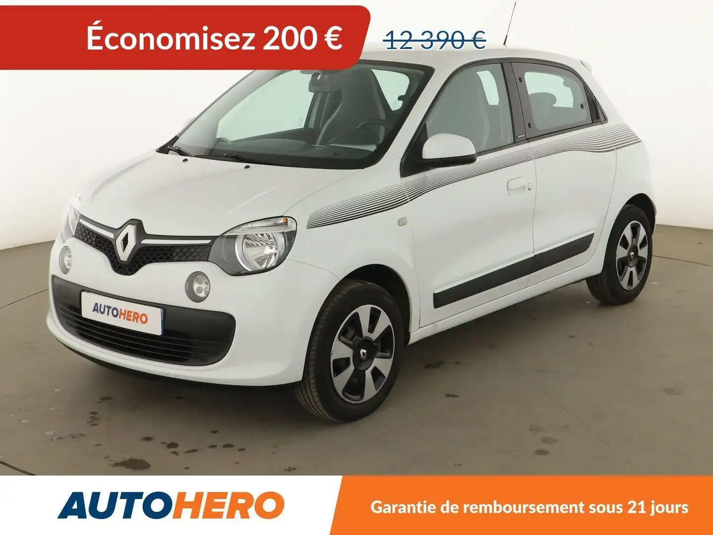 Renault Twingo 1.0 SCe Limited EDC Blanc - 1