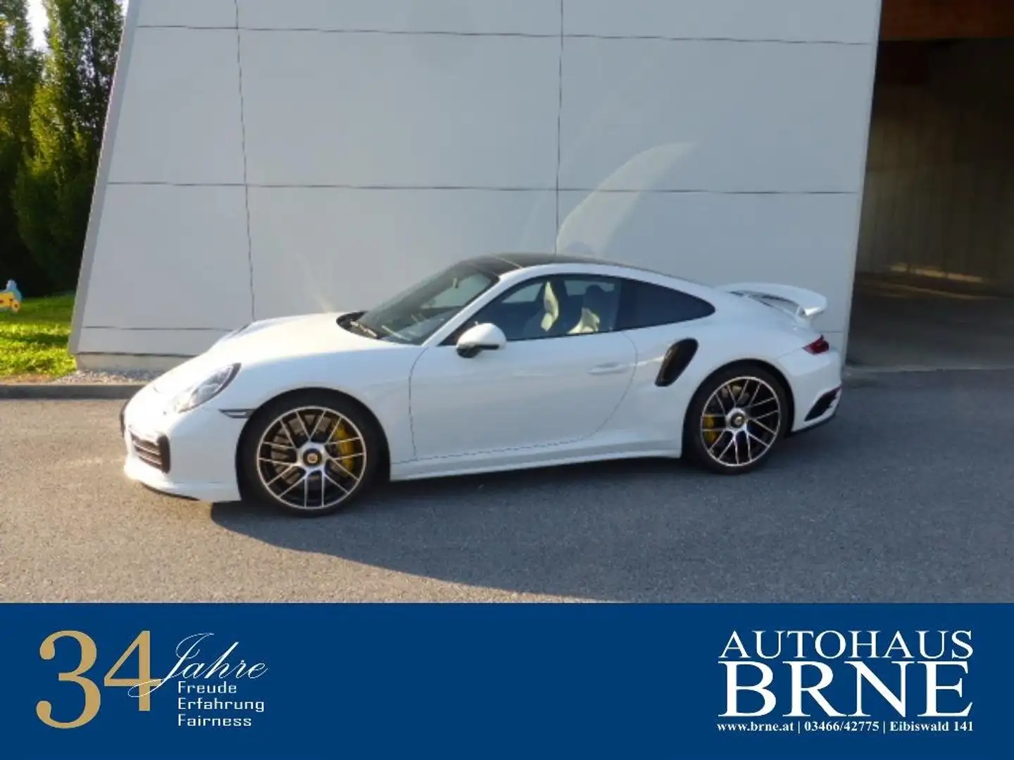 Porsche 911 991 Turbo S Blanc - 1