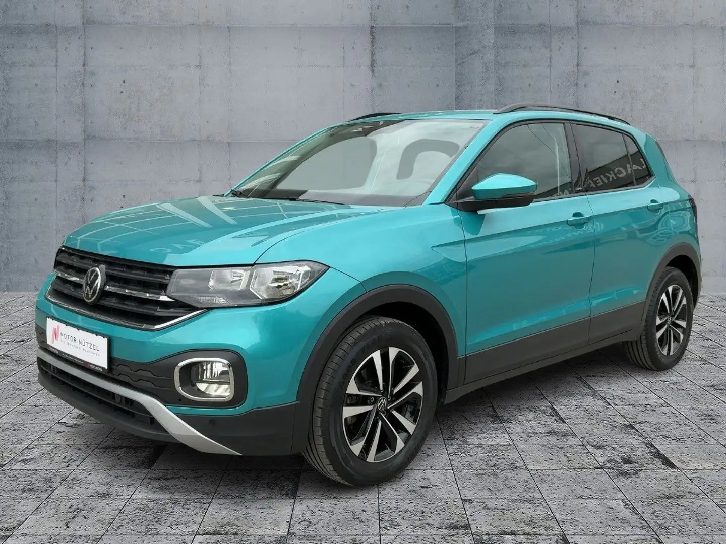 Volkswagen T-Cross 1.0TSI UNITED 5JG+APP+BT+ACC+SHZ+PDC+NSW Blauw - 2
