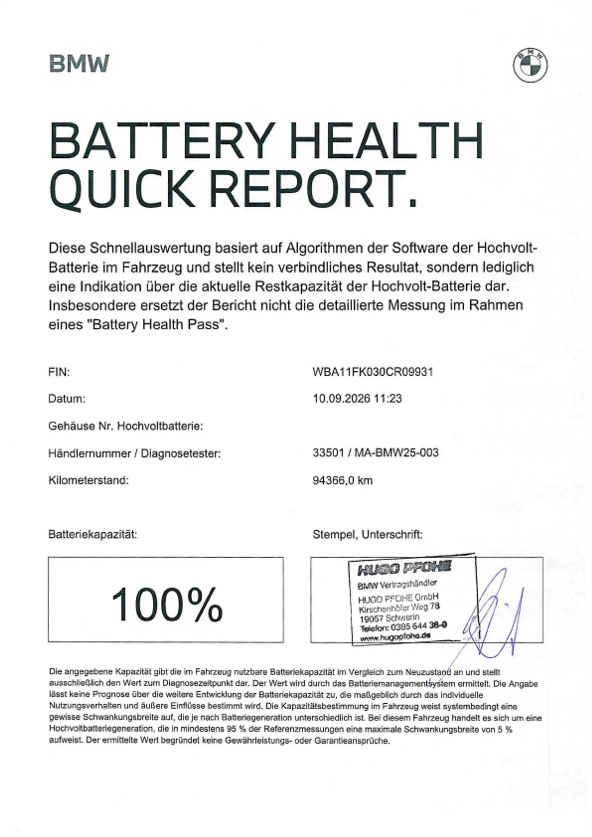 BMW 550 e neues Modell Batterie 100% — photo 15