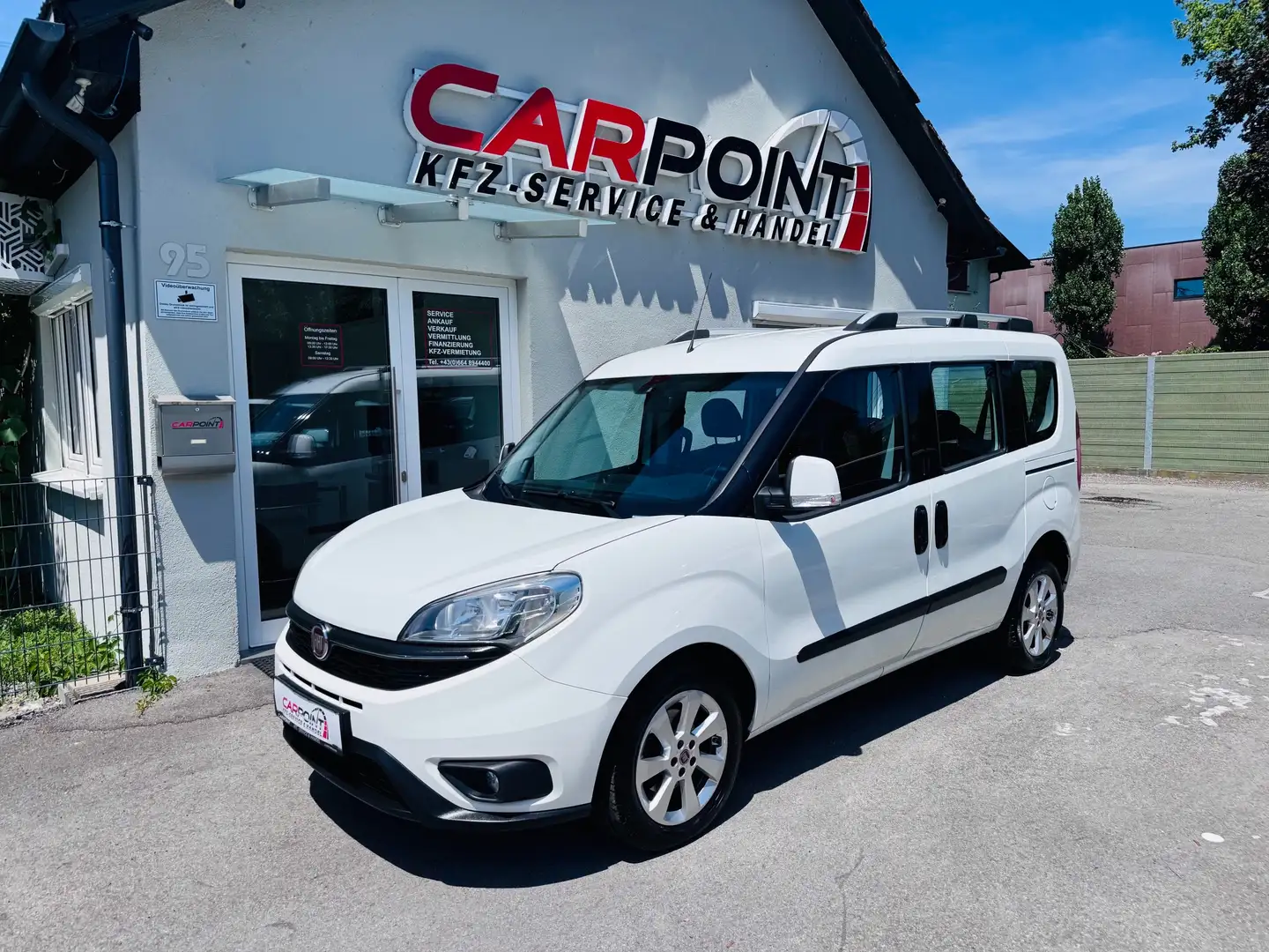 Fiat Doblo Automatik* 2- Schiebetüren* TÜV Frisch* Weiß - 1