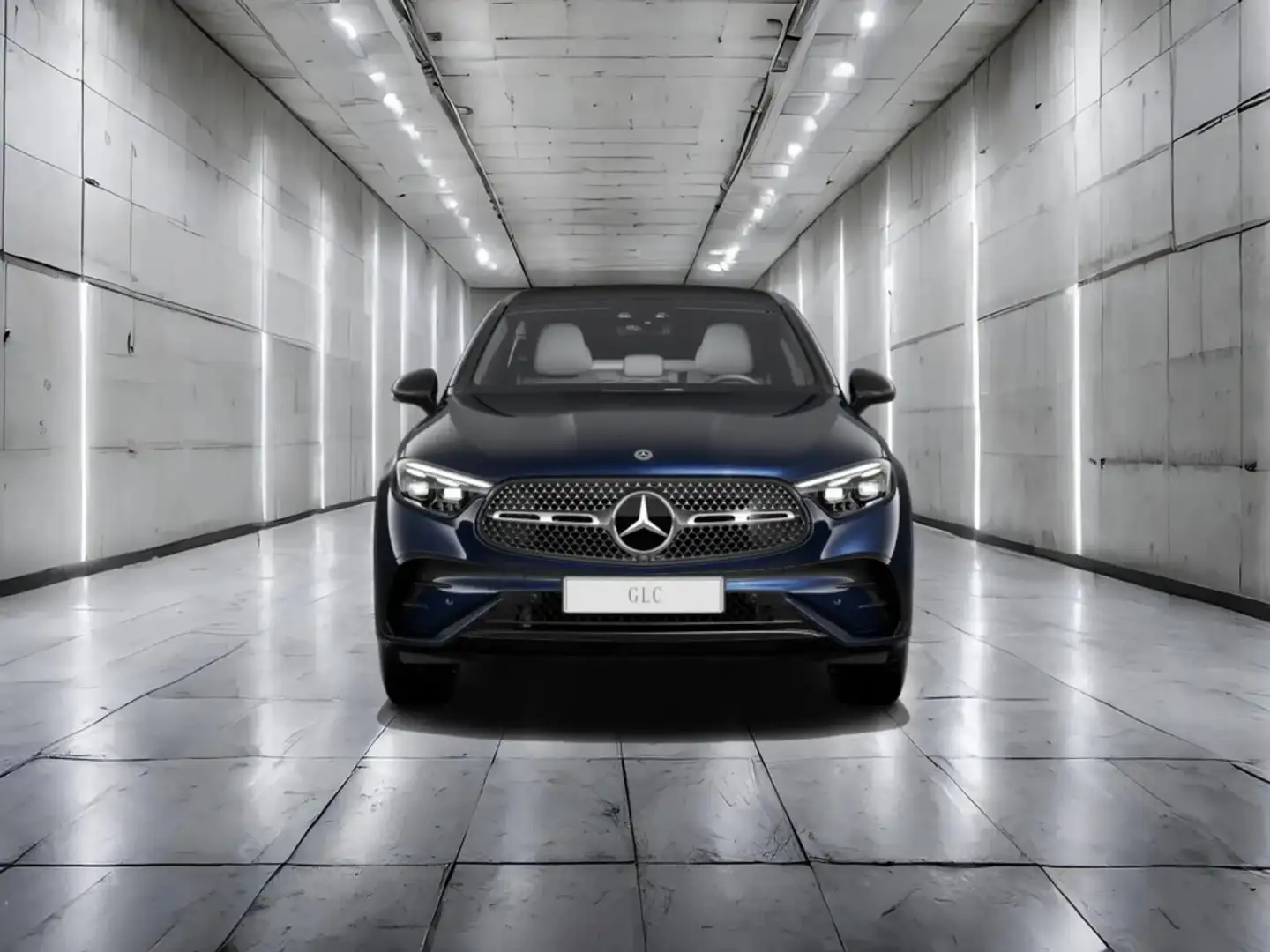 Mercedes-Benz GLC 300 d 4M Coupé AMG+PANO+DISTR+LUFTFED.+360°K Blau - 2