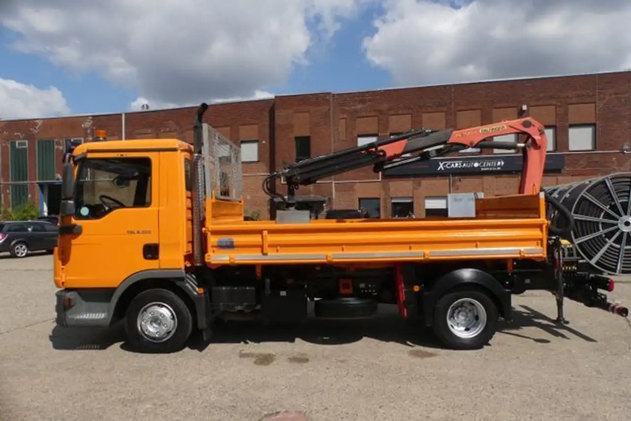 2010 MAN TGL 8.220 Meiller Kran Palfinger*Klima*Temp*2AHK, photograph 12