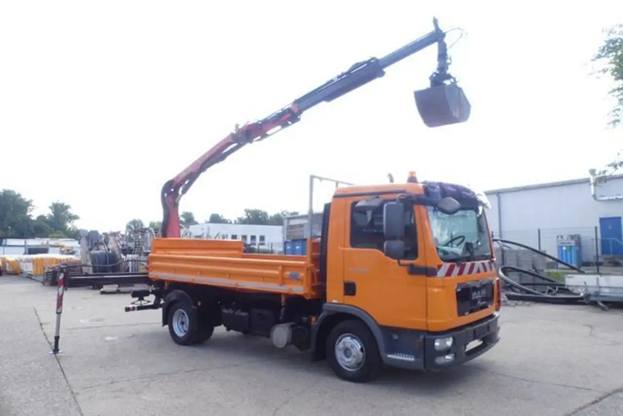 2010 MAN TGL 8.220 Meiller Kran Palfinger*Klima*Temp*2AHK, photograph 3