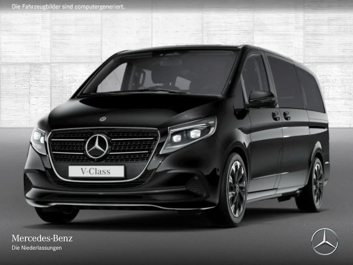 Mercedes-Benz V 250 d STYLE+9G+AHK+Navi+DIS+Klima+SitzHZ Schwarz - 2