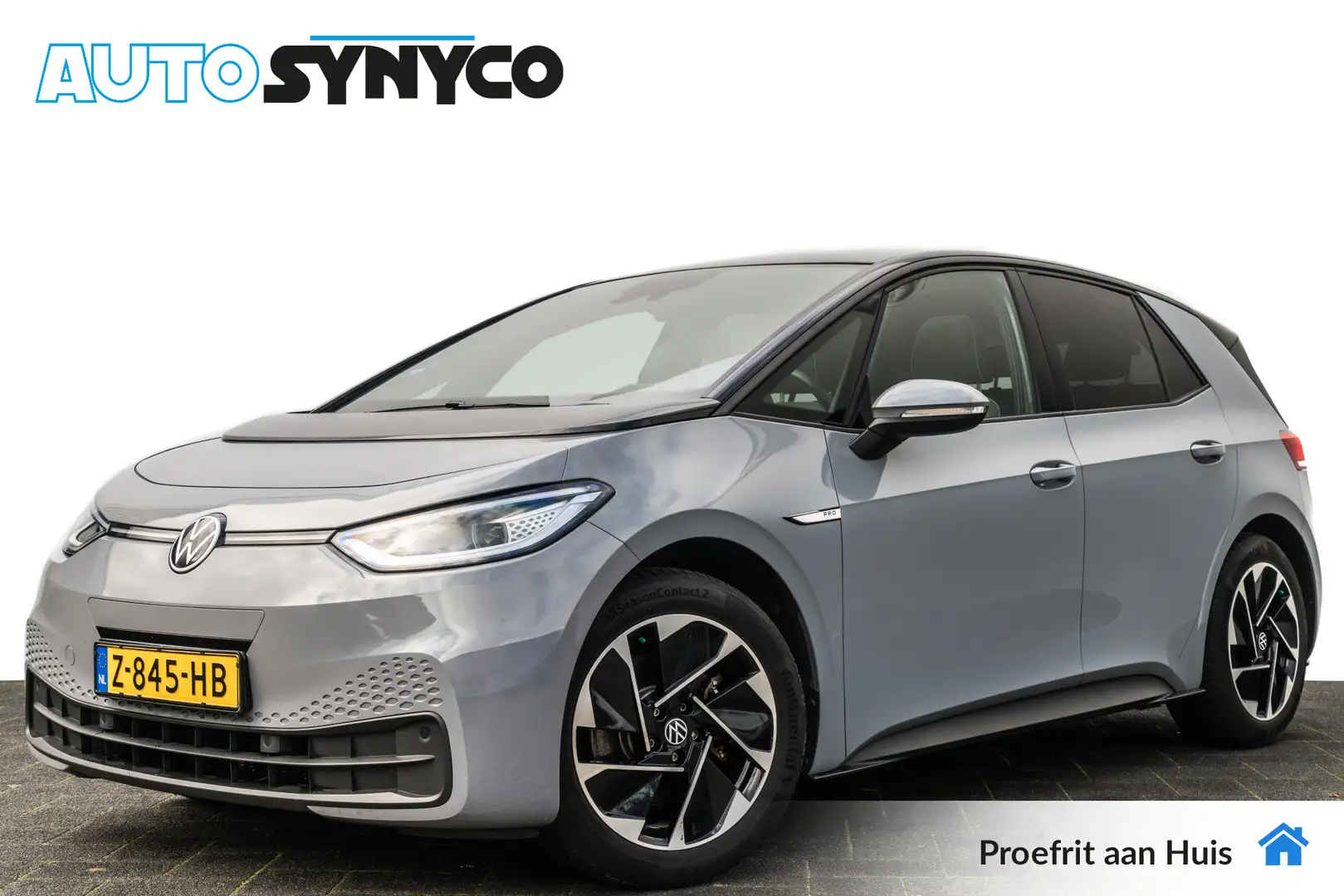 Volkswagen ID.3 PRO 58 kWh 204 Pk | Panoramadak | IQ Light | Adapt Gris - 1