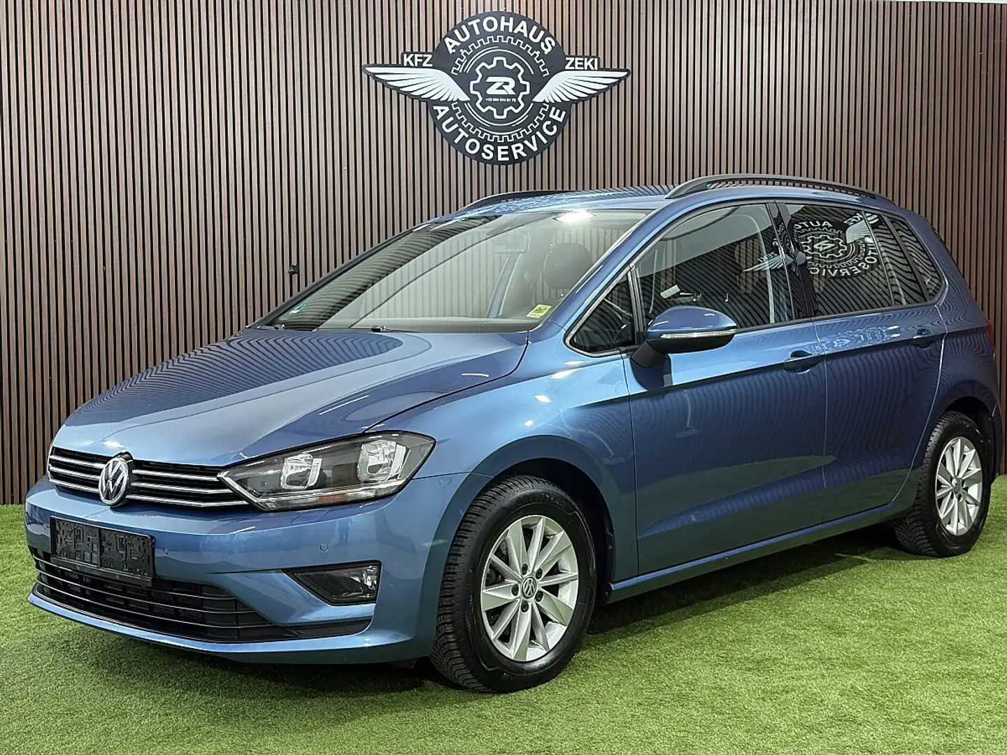 Volkswagen Golf Sportsvan Rabbit 1,6 BMT TDI Blau - 1