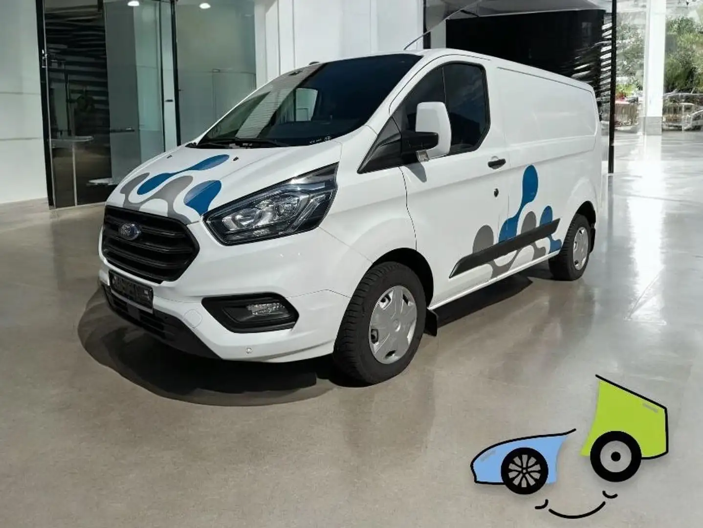 Ford Transit Custom Kasten L1 Kamera/Standheizung/AHK Blanc - 1