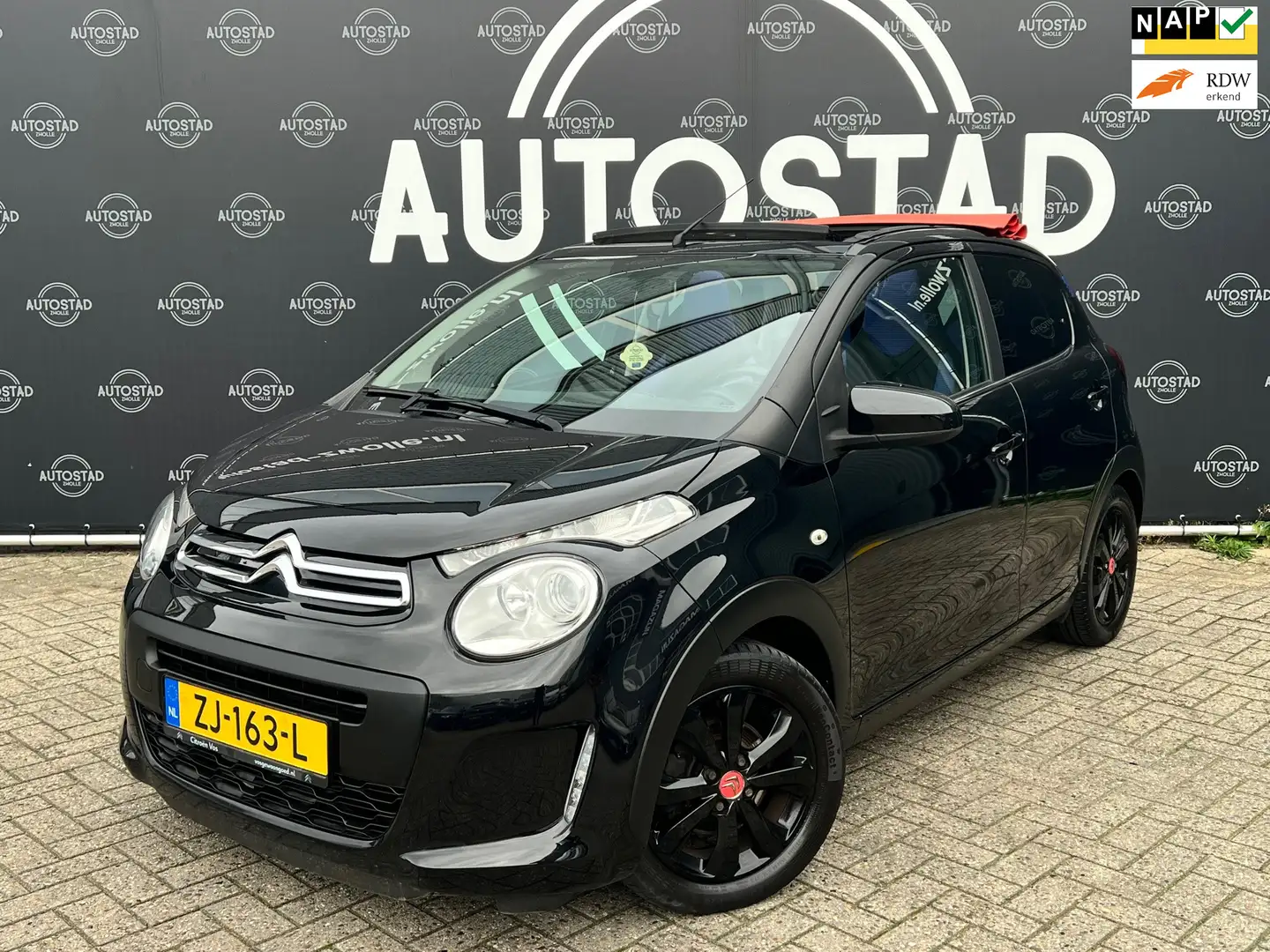 Citroen C1 1.0 VTi Airscape Urban Ride NL-Auto/2e Eigenaar/NA Zwart - 1