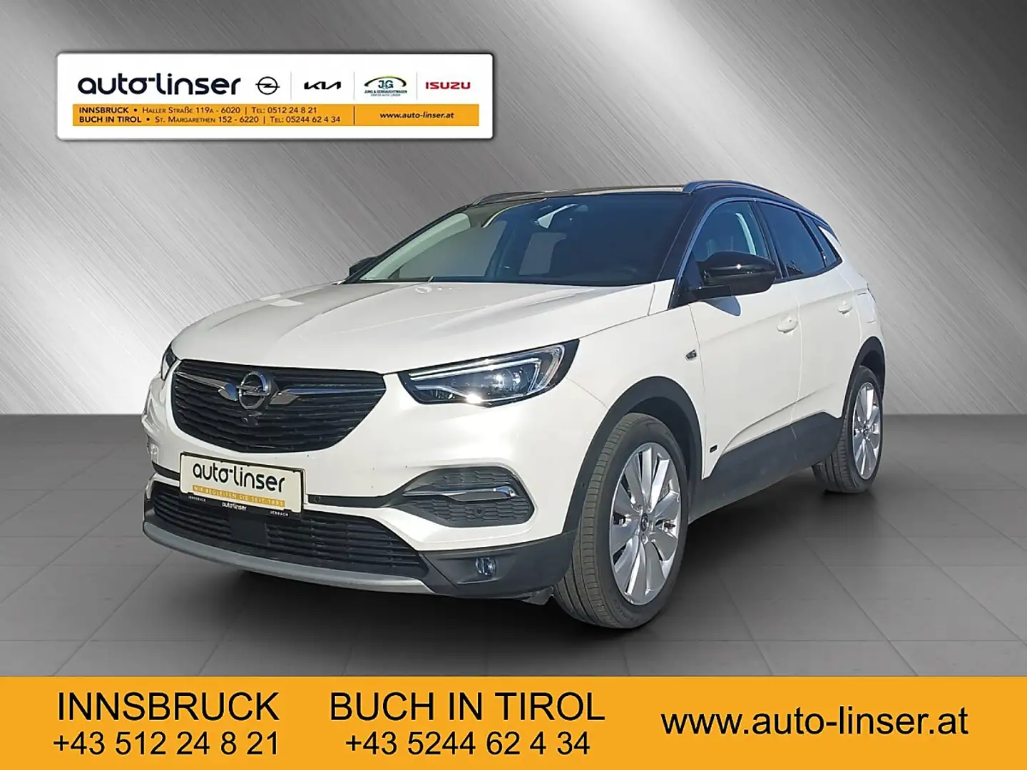 Opel Grandland X 1,6 Turbo PHEV Ultimate Weiß - 1