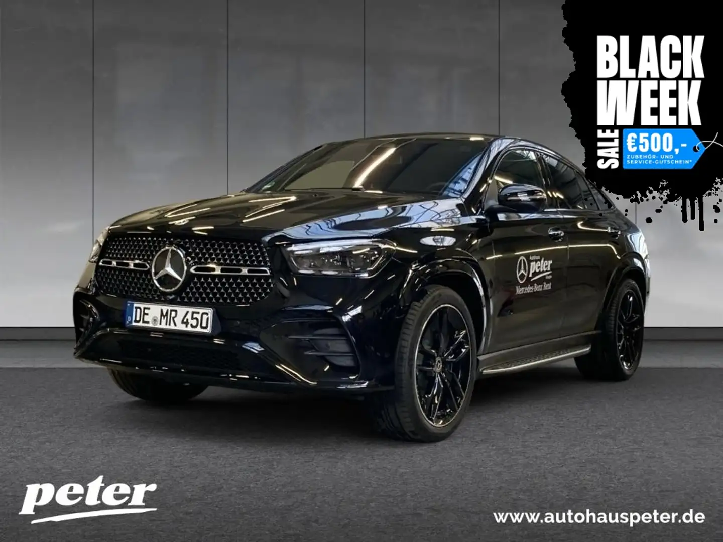Mercedes-Benz GLE 450 d 4MATIC Coupé AMG, AHV, Standheizung Black - 1