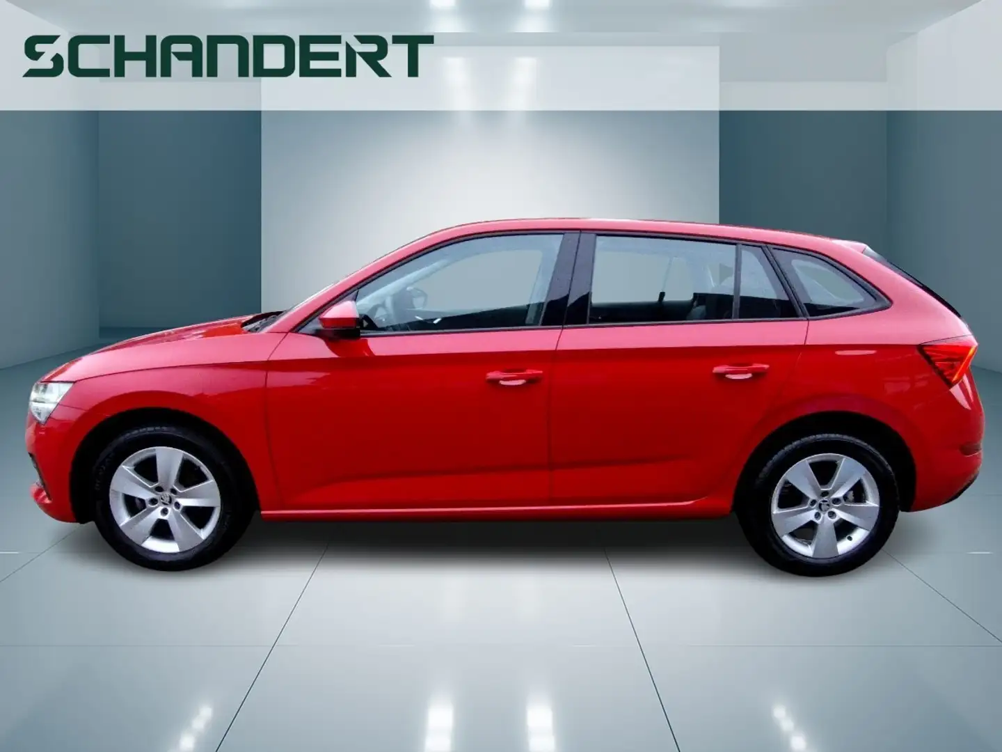 Skoda Scala 1.0 TSI Cool LED Klima Sitzheizung PDC DAB Rot - 2