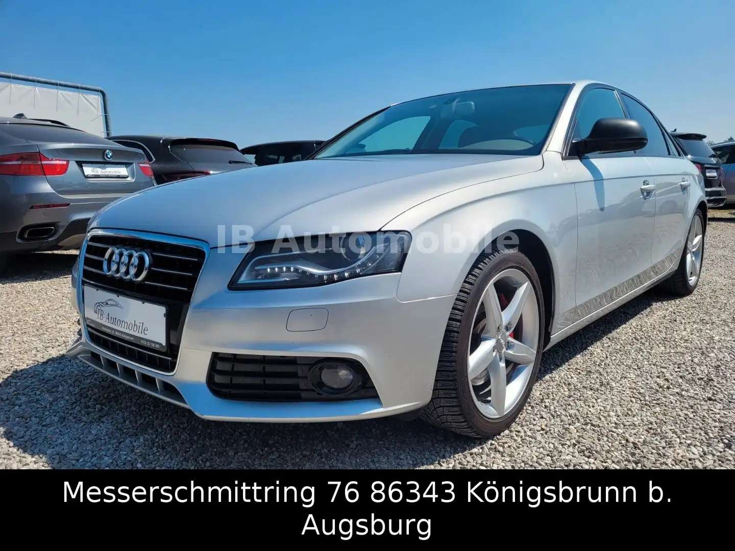 Audi A4 2.7 TDI Lim. SPORT* LED*Navi*Leder*AHK*Schieb Silber - 1