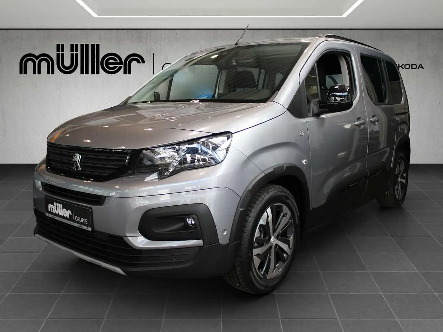 Peugeot Rifter L1 GT Elektromotor 136 Silber - 1