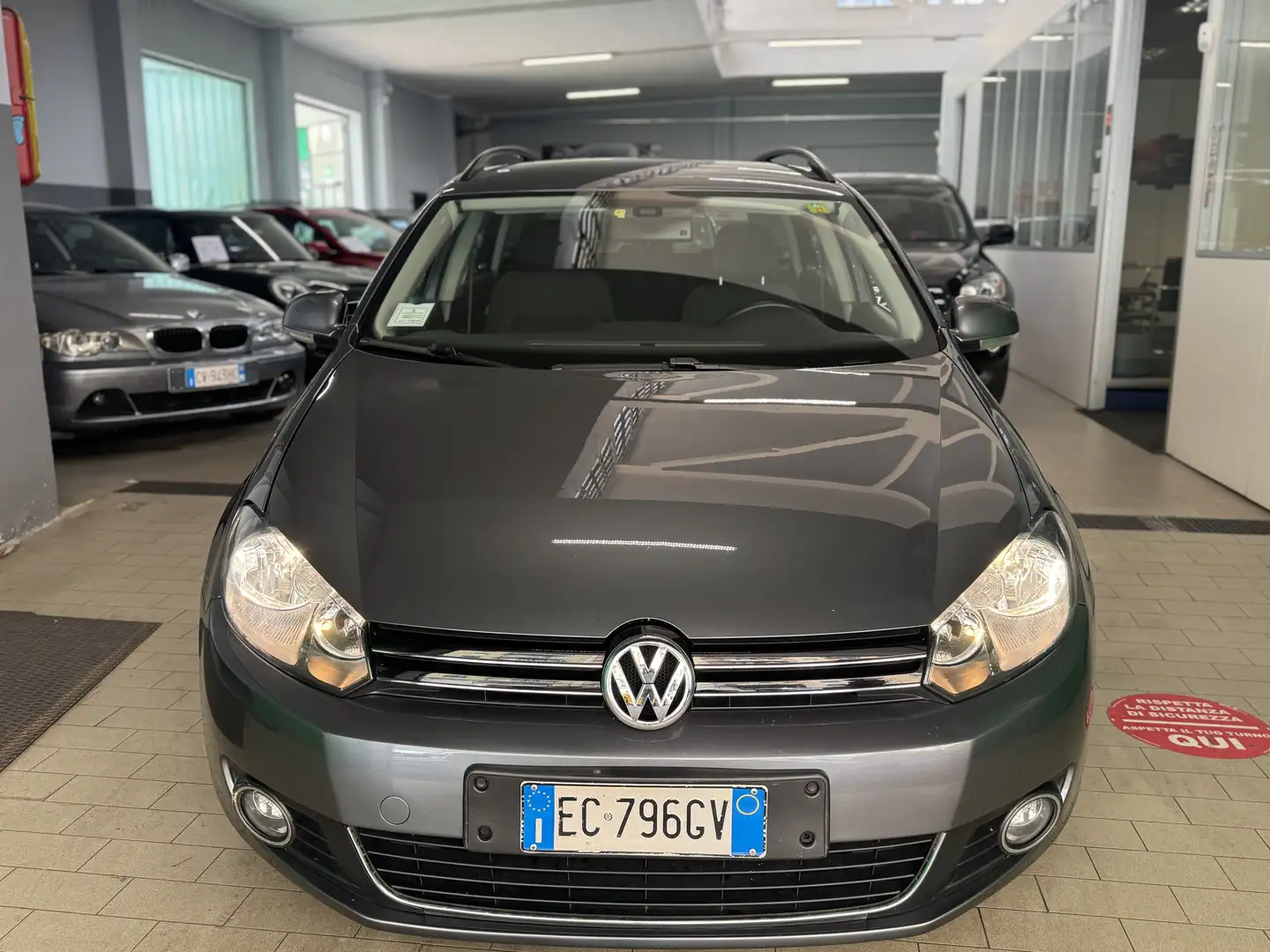 Volkswagen Golf Variant 1.4 BENZINA  1 PROPRIETARIO TAGLIANDI VW Grigio - 2