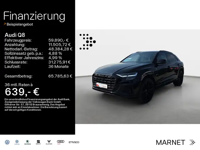 Audi Q8 50 TDI quattro S line*Navi*LED*Alu*B&O*PDC*Pa