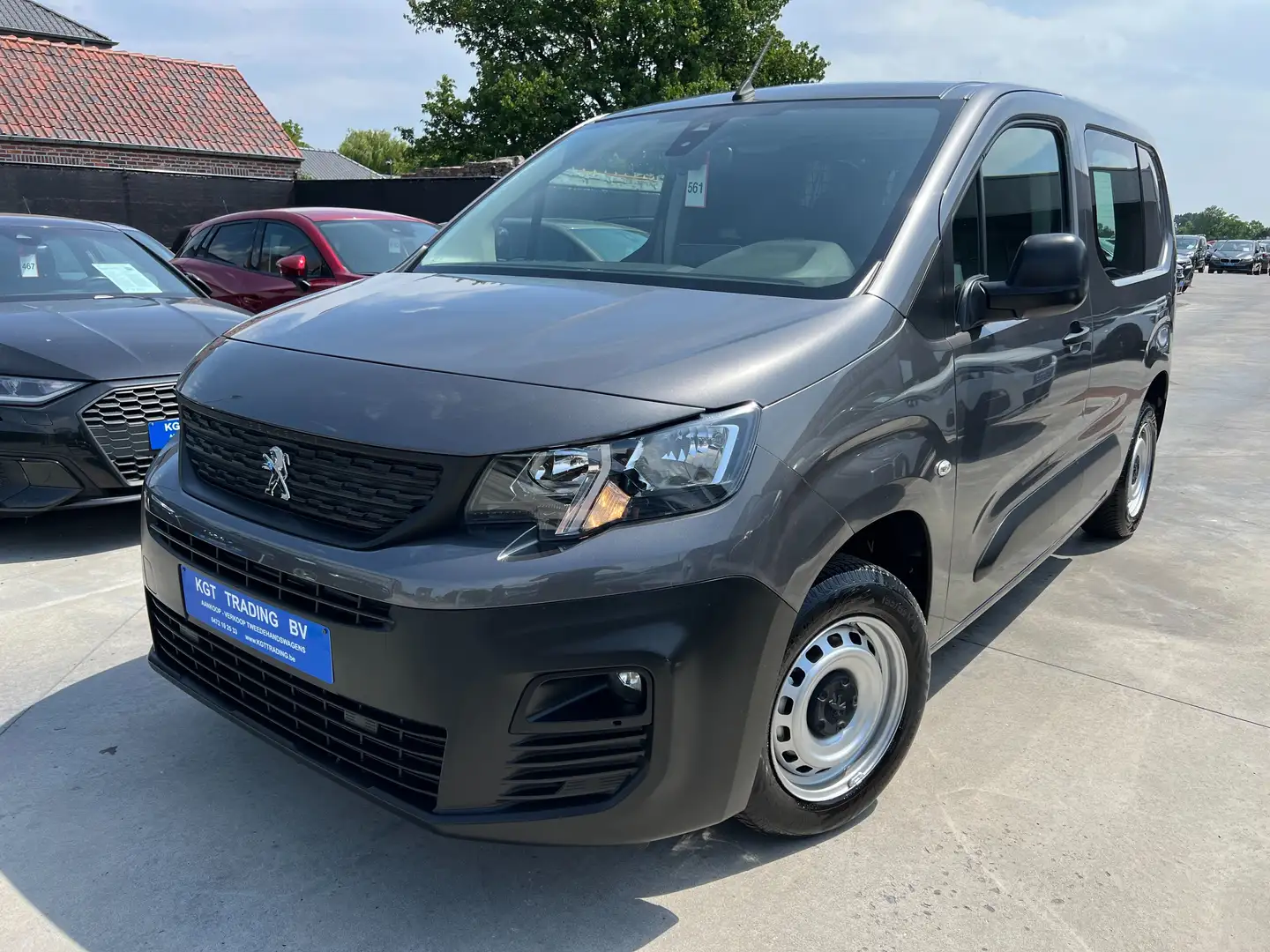Peugeot Partner 1.5 BLUEHDI 3 ZIT CARPLAY BLUETOOTH PDC AIRCO Gris - 1